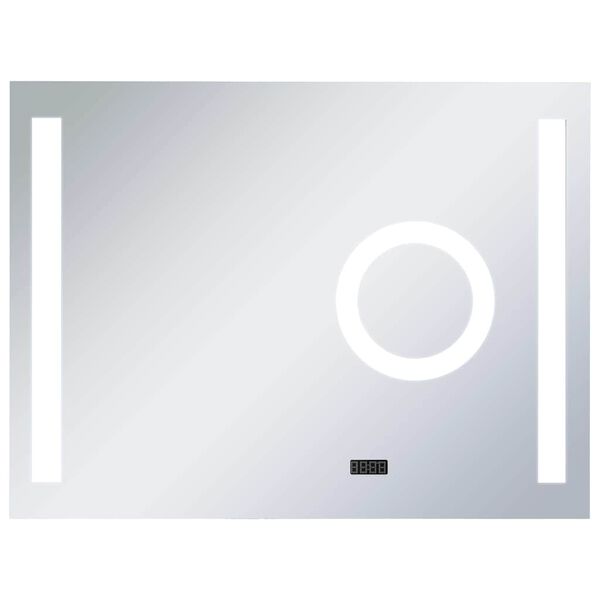 vidaXL Badrumsspegel LED med touch-sensor 80x60 cm