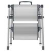 Hailo Trappstege med 2 steg Mini Comfort 45 cm aluminium 4310-100