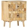 vidaXL S&auml;ngbord 40x30x50 cm massivt mangotr&auml;