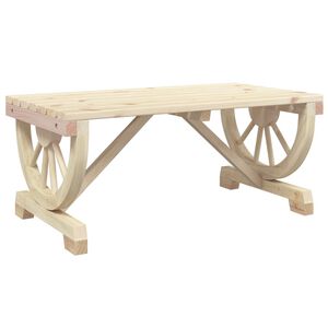 vidaXL Soffbord f&ouml;r tr&auml;dg&aring;rden 90x50x40 cm massiv furu