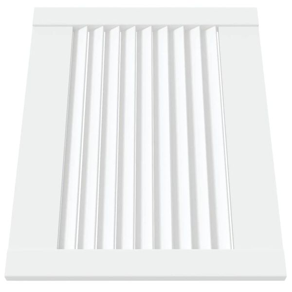 vidaXL Sk&aring;pluckor lamelldesign 4 st vit 39,5x49,4 cm massiv furu