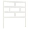 vidaXL S&auml;nggavel vit 96x4x100 cm massiv furu