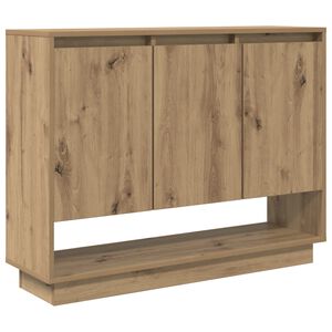 vidaXL Sideboard Artisan Ek 97 x 29 x 75 cm Konstruerat tr&auml;