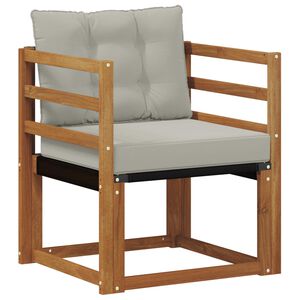 vidaXL Utomhussoffset Massivt Akaciatr&auml; och Textilene