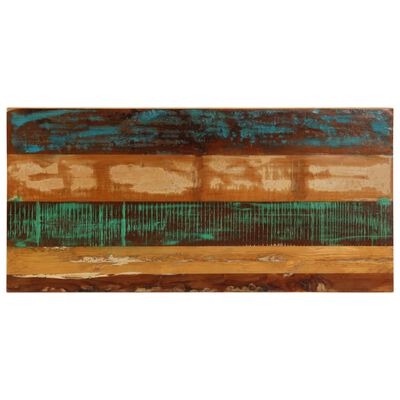 vidaXL Matbord 115x55x76 cm massivt återvunnet trä och stål