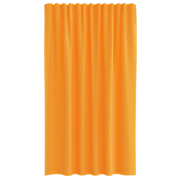 vidaXL Voile gardiner med stångfickor 2 st orange