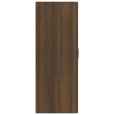 vidaXL Väggskåp brun ek 69,5x34x90 cm konstruerat trä