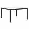vidaXL Kaffeebord Vit 80 x 80 x 45 cm Massiv furu