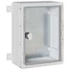 vidaXL Kontrollsk&aring;p Gr&aring; 32 x 13 x 33 cm ABS Plast