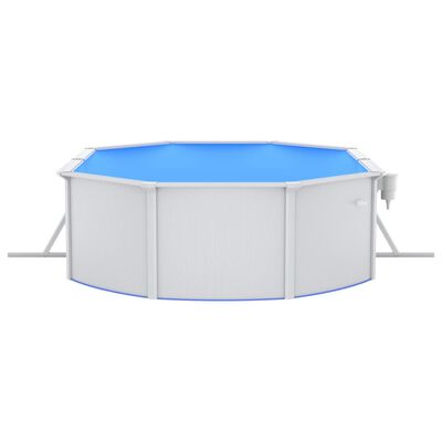 vidaXL Pool med sandfilterpump 490x360x120 cm