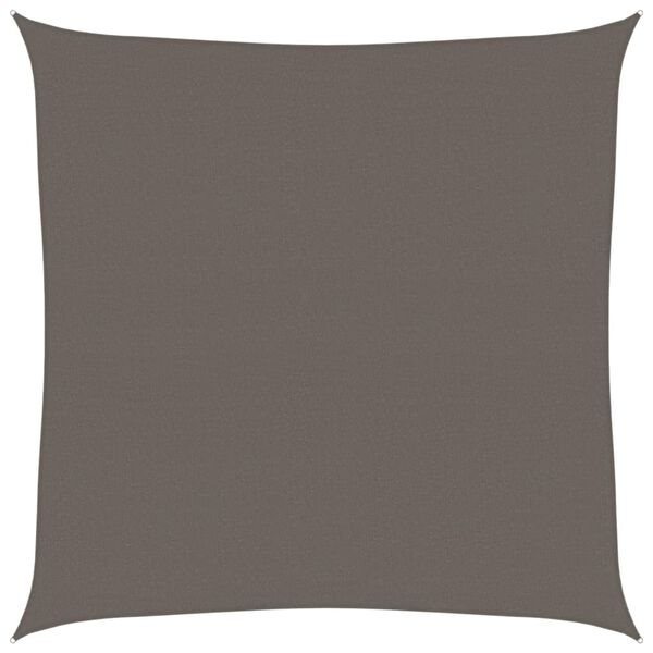 vidaXL Solsegel 160 g/m² antracit 4x4 m HDPE