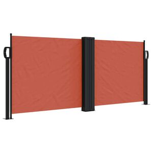 vidaXL Inf&auml;llbar sidomarkis terrakotta 100x600 cm