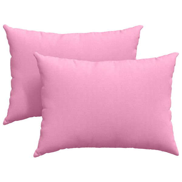 vidaXL Sofakuddar 2 pcs Rosa 70 x 50 cm tyg