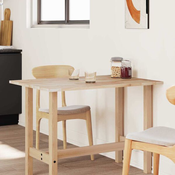 vidaXL Bordsskiva rektangul&auml;r 100x80x2 cm massivt akaciatr&auml;