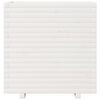 vidaXL Odlingslåda vit 70x40x72,5 cm massiv furu