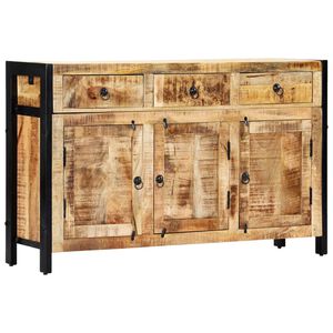vidaXL Sk&auml;nk 120x35x76 cm massivt mangotr&auml;