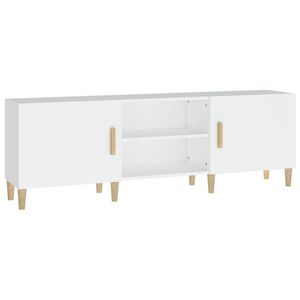 vidaXL Tv-b&auml;nk vit 150x30x50 cm konstruerat tr&auml;