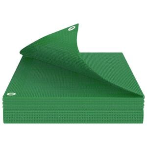 vidaXL Tarpaulin med &ouml;glor Gr&ouml;n 4 x 4 m 140 gsm PE