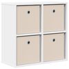 vidaXL Sideboard med l&aring;da Vit 59,5 x 27 x 57 cm