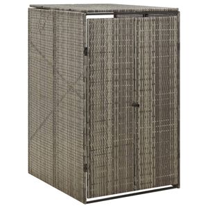 vidaXL Skjul f&ouml;r soptunna gr&aring; 70x80x117 cm konstrotting