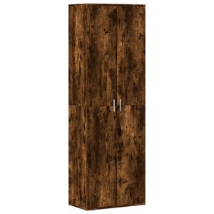vidaXL H&ouml;gsk&aring;p r&ouml;kf&auml;rgad ek 60x35x180 cm konstruerat tr&auml;