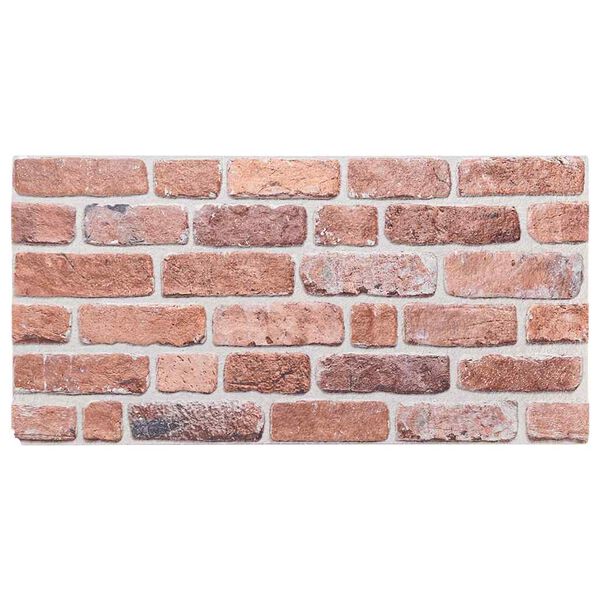 vidaXL V&auml;ggpaneler 3D 10 st r&ouml;d 100x50 cm EPS