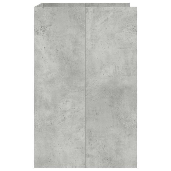 vidaXL Tv&auml;ttmaskinskabinet Betong 67,5 x 62 x 97 cm Konstruerat tr&auml;