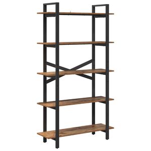 vidaXL Hyllsystem 5 niv&aring;er 100 x 33,5 x 178 cm Konstruerat tr&auml;