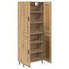 vidaXL Sk&aring;p 2 pcs Artisan Ek 69,5 x 34 x 180 cm Konstruerat tr&auml;