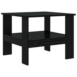 vidaXL Kaffeebord Svart Ek 57 x 55 x 45 cm Konstruerat tr&auml;