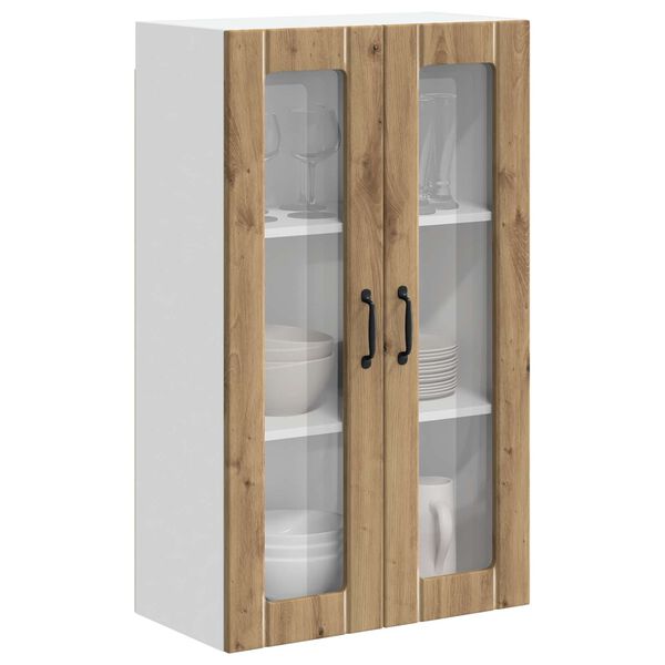 vidaXL V&auml;ggsk&aring;p f&ouml;r k&ouml;k Artisan Ek 60 x 31 x 100 cm Konstruerat tr&auml;