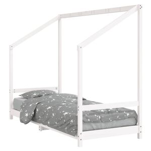 vidaXL S&auml;ngram f&ouml;r barns&auml;ng vit 80x200 cm massiv furu