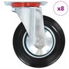 vidaXL L&auml;nkhjul 8 st 160 mm