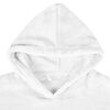 vidaXL Filt-hoodie Vit s Flanell