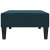 vidaXL Fotpall bl&aring; 78x56x32 cm sammet