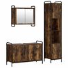 vidaXL Badrumssk&aring;psset 3 st R&ouml;kt ek 40 x 36 x 181 cm Konstruerat tr&auml;