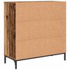 vidaXL Sideboard Gammalt tr&auml; 79,5 x 33 x 82 cm Konstruerat tr&auml;