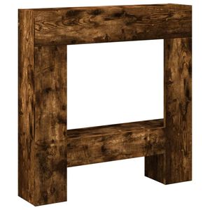vidaXL Spiselkrans r&ouml;kf&auml;rgad ek 81x18x82 cm konstruerat tr&auml;