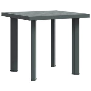 vidaXL Tr&auml;dg&aring;rdsbord gr&ouml;n 80x75x72 cm plast
