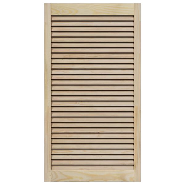 vidaXL Skåpdörr 4 pcs Naturfärg 140.5 x 2.1 x 49.5 cm Massiv furu