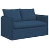 vidaXL Soffa Bl&aring; 136 x 82 x 85 cm tyg