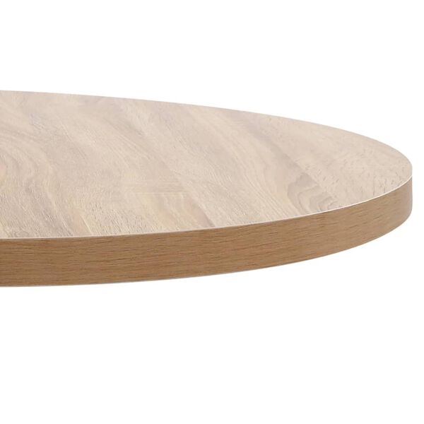 vidaXL Bistrobord ljusbrun 80 cm MDF