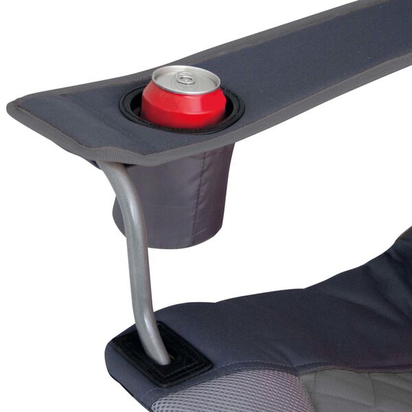 Eurotrail Campingstol Elba silver och gr&aring;