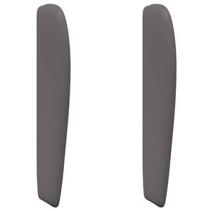 vidaXL S&auml;nggavel &Ouml;ra D&auml;mpad Gr&aring; 80 x 23 x 6 cm PVC