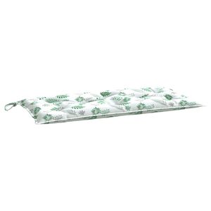 vidaXL B&auml;nkdyna f&ouml;r tr&auml;dg&aring;rden bladm&ouml;nster 100x50x7 cm oxfordtyg