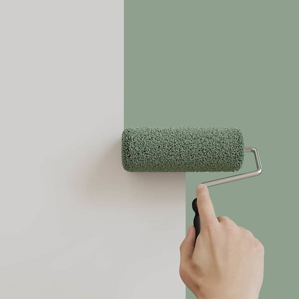 vidaXL Väggfärg Grön 16,5 x 16,5 x 15,9 cm Väggprint