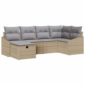 vidaXL Soffset 6 st konstrotting