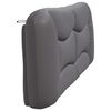 vidaXL Headboard Cushion "Hvar" Grey 200 cm Faux Leather