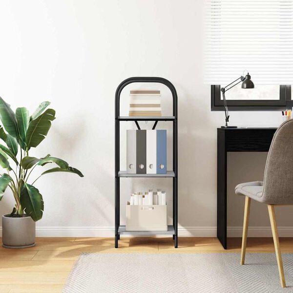 vidaXL Hyllsystem Gr&aring; Sonoma 40 x 30 x 109 cm Konstruerat tr&auml;