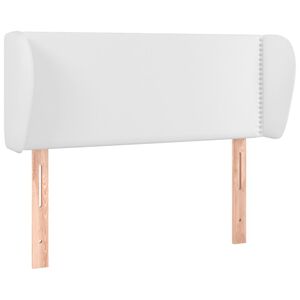 vidaXL S&auml;nggavel med kanter rosa 103x23x78/88 cm konstl&auml;der